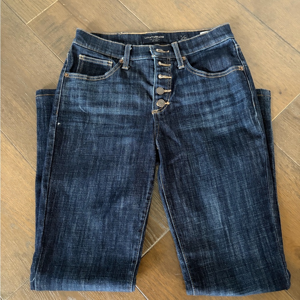Lucky Brand High Rise Dark Indigo Jeans